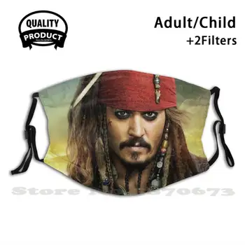 Jack Sparrow Masca De Fata Cu Filtru Actor De La Hollywood Johnny Depp