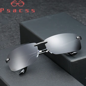 Psacss NOU Pătrat Polarizat ochelari de Soare Barbati Femei Cadru din Aliaj de Epocă de Brand Designer de Ochelari de Soare Pentru Condus Pescuit Nuante UV400