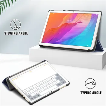 Acoperire pentru Samsung Galaxy Tab A7 10.4 inch Tabletă Ușor de Caz pentru Galaxy SM-T500 T505 T507 Funda Sta cu Soft Film+ Pen
