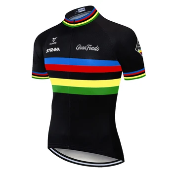 2020 STRAVA cycling jersey Mountain bike tricou iute uscat maneci scurte jersey ciclismo 2020 bărbați respirabil maillot