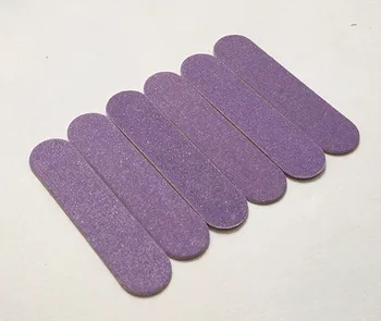 100buc înaltă calitate 60mm violet lemn pile de unghii 100/180 de ÎNALTĂ CALITATE Mini de vânzare fierbinte pile de unghii Manichiura unghii aert WF600