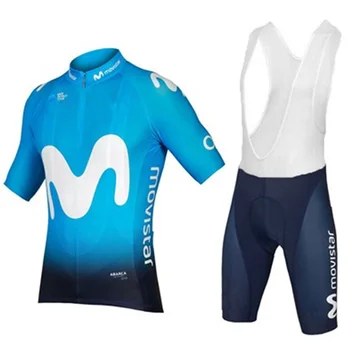 MOVISTAR 2020 echipa pro Cycling Jersey Maillot Ciclismo Maneca Scurta vara mens ciclism rutier salopete gel pantaloni scurți kituri ropa de hombre