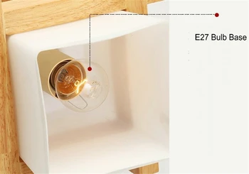 Stil japonez Lumini Plafon Tatami din Lemn, Abajur de Sticla E27 LED Lampă de Plafon Holuri Hol, Coridor, Balcon Veranda Corpuri