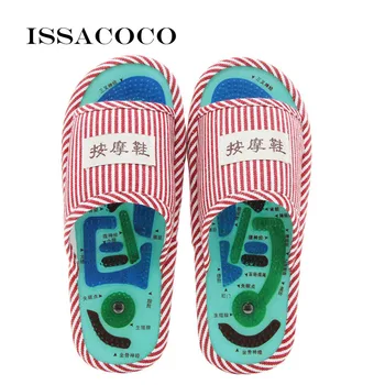 ISSACOCO Femei Papuci Sandale Pantofi de Moda Interior Acasă Papuci Masaj la Picioare Papuci Cu Magnet Brand de Pantofi de Femeie Flip Flop