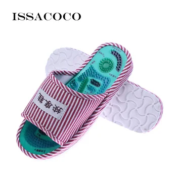 ISSACOCO Femei Papuci Sandale Pantofi de Moda Interior Acasă Papuci Masaj la Picioare Papuci Cu Magnet Brand de Pantofi de Femeie Flip Flop