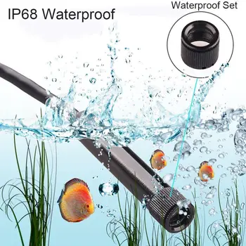 2/5/10M WIFI Endoscop cu Camera HD 1200P 8mm 8 LED Mini Waterproof Hard Cablu de Inspecție Camera Endoscop pentru Iphone PC-ul IOS